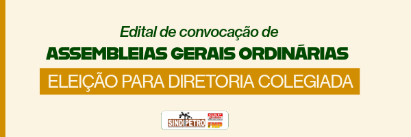 EDITAL DE CONVOCAÇÃO – ASSEMBLEIA GERAL ORDINÁRIA (ELEIÇÃO PARA DIRETORIA COLEGIADA)