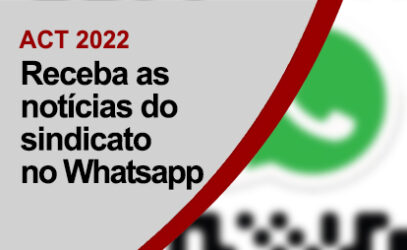 RECEBA AS NOTÍCIAS DO SINDICATO NO WHATSAPP